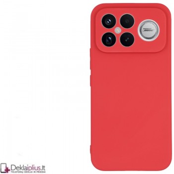 Guminis 1.5 mm. storio dėklas su kameros apsauga - bordo spalvos (Xiaomi Poco F8 Ultra)